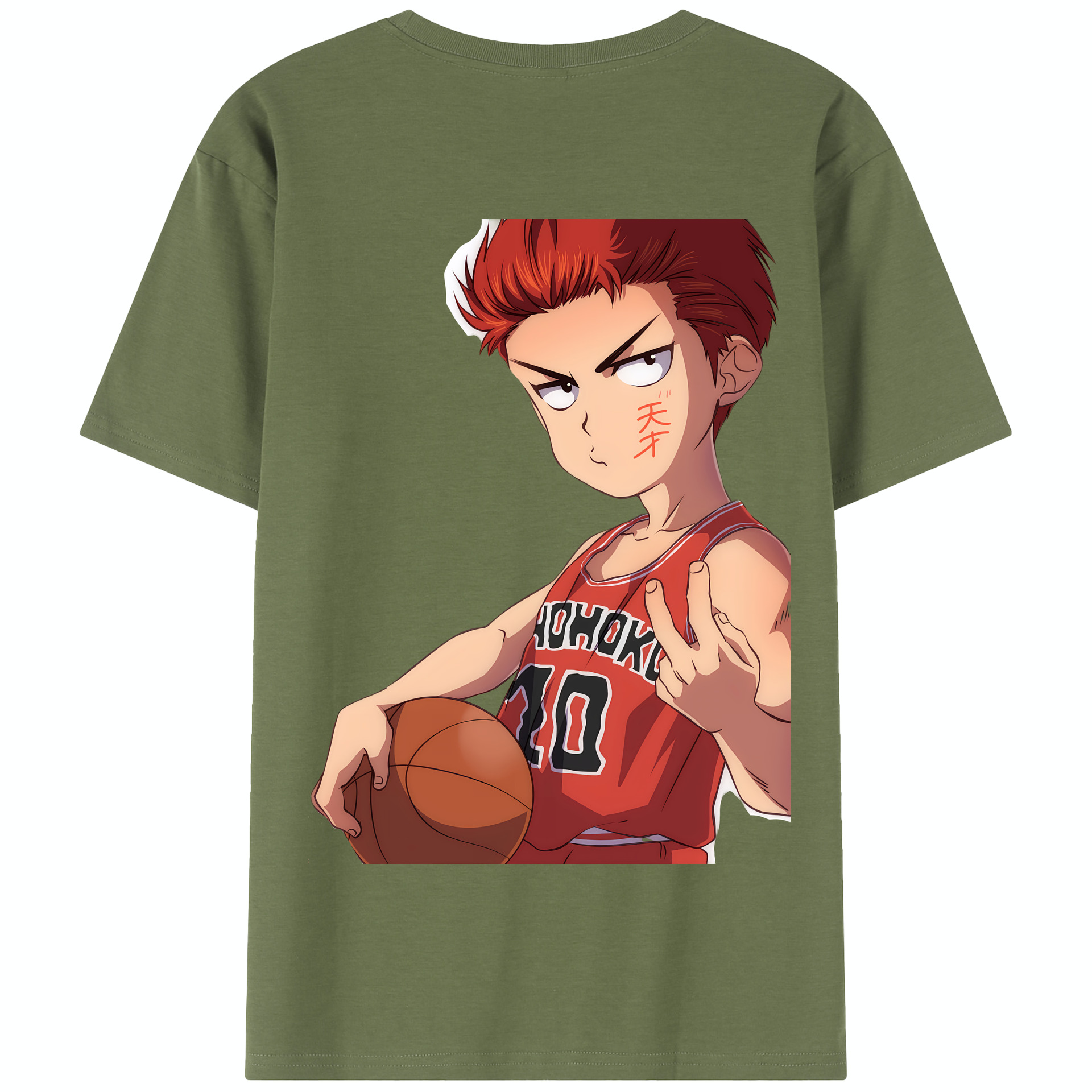 SLAM DUNK／スラムダンク 綿100％半袖Tシャツ（背面プリント）